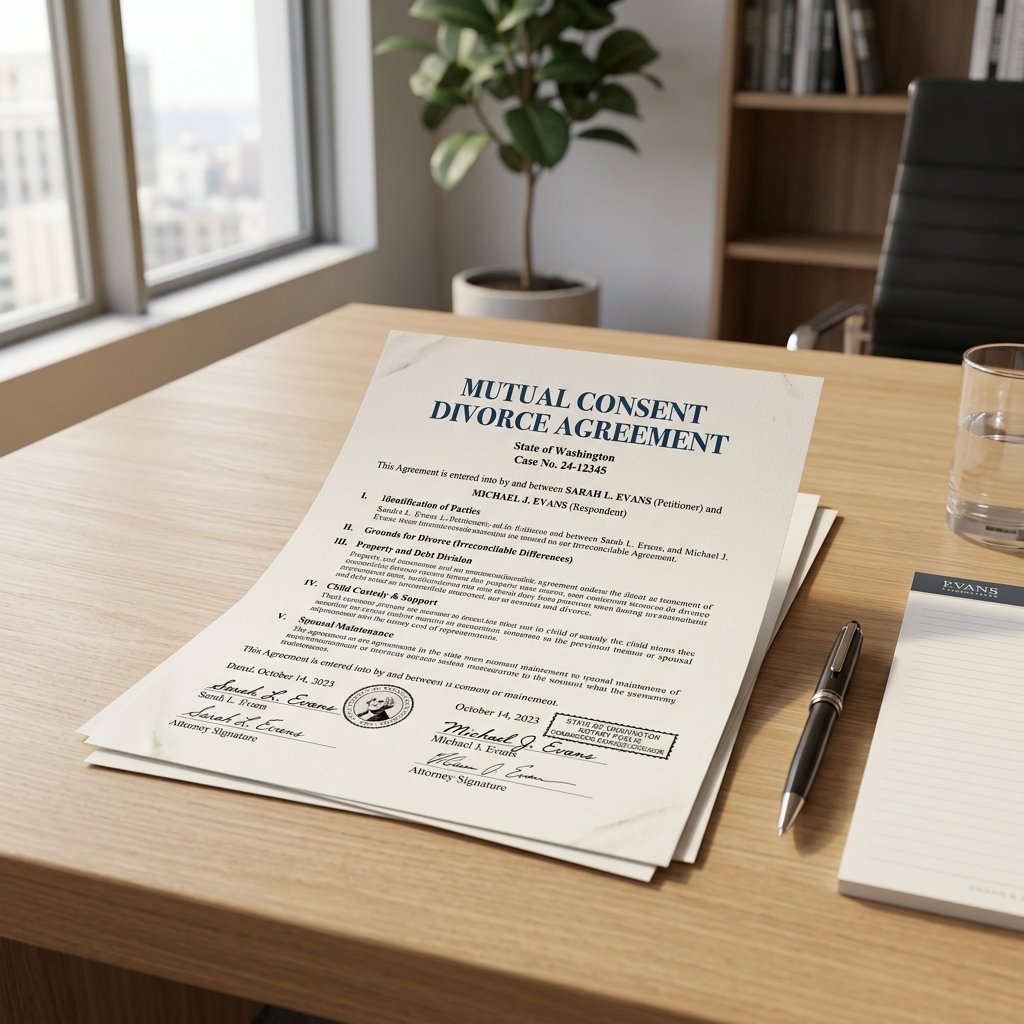 Divorce Agreement (Hindu Marriage)